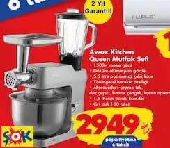 AWOX KİTCHEN QUEEN MUTFAK ŞEFİ